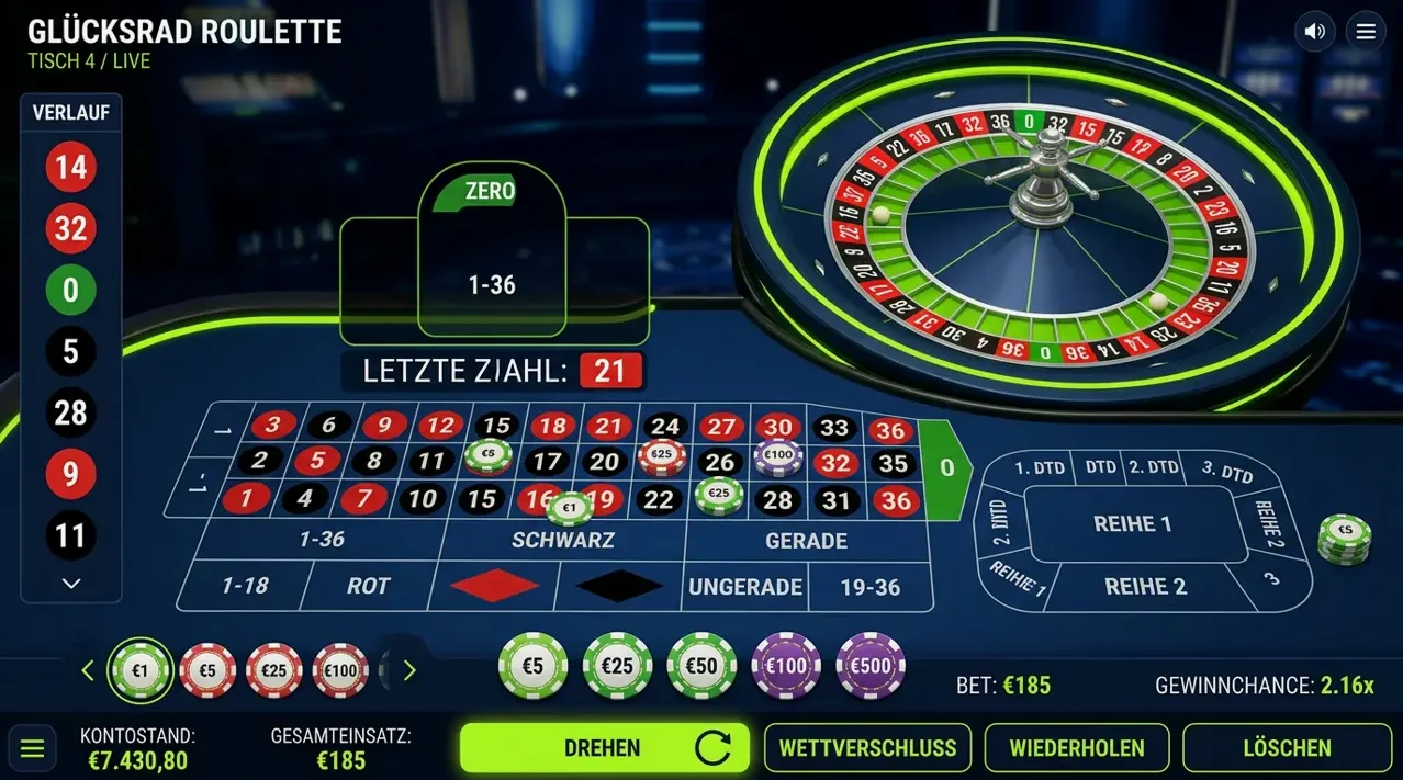 Tischspiele · Davegas